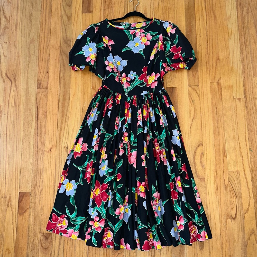 Vintage Floral Dress